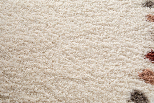 AFK Living vloerkleed DOTS - zeer zacht - beige - 160 x 160 cm