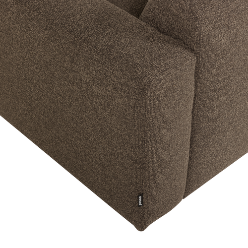 WOOOD 1,5-zits bank arm rechts Mojo Base - Bouclé - Bruin - 74x145x97