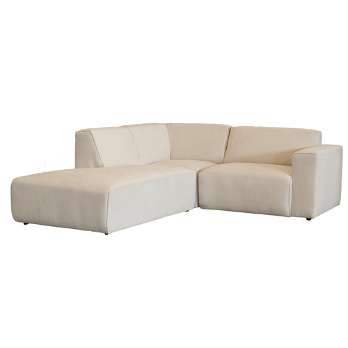Giga Meubel Hoekbank Parijs - 2,5-Zits - Links - Beige
