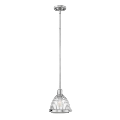 Elroy Hinkley 1 hanglamp geborsteld nikkel