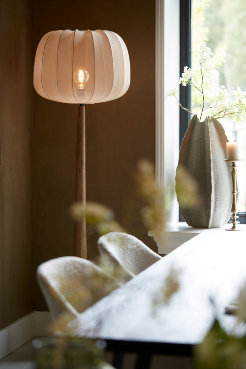 Light & Living lampenkap PLUMERIA - Ø50x37.5cm - bruin