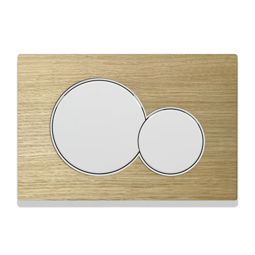 Decoplates wc paneel front, rechthoekig liggend - bruin - 24.6x16.4cm - vtwonen shop