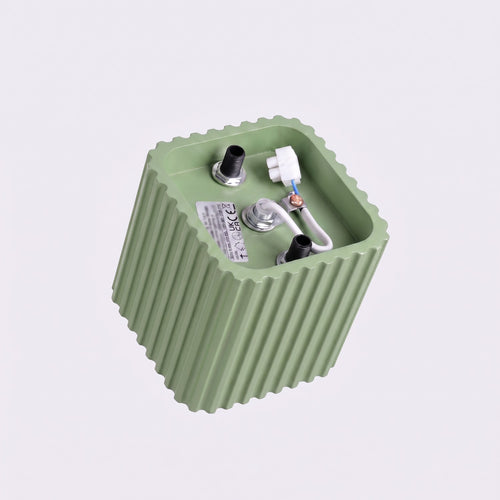 Sollux Lighting Plafondlamp RIFF 1 saliegroen GU10 - 10x10x10cm