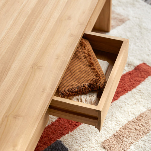 Tikamoon Massief teakhouten salontafel - Naturel