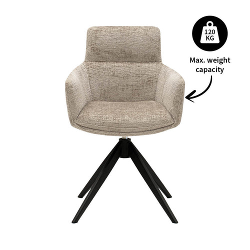 Kick draaistoel Niek - Beige