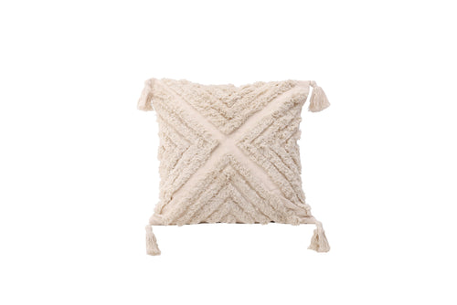 Rebellenclub kussenhoes mika - 45x45cm - creme - vtwonen shop