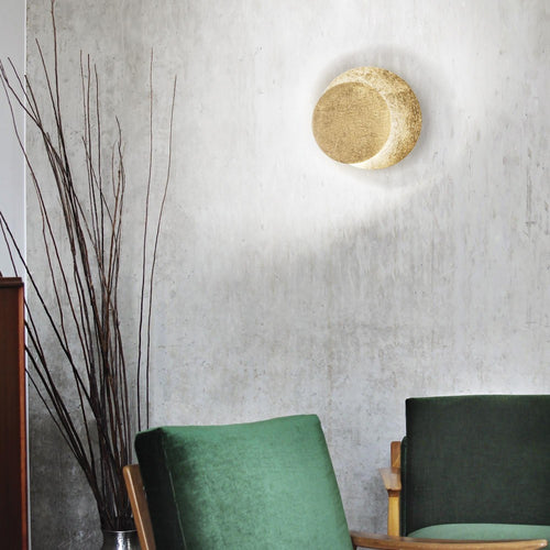Ideal Lux TICK - Geïntegreerde LED Indoor Wandlamp 1 Licht Goud 3000K