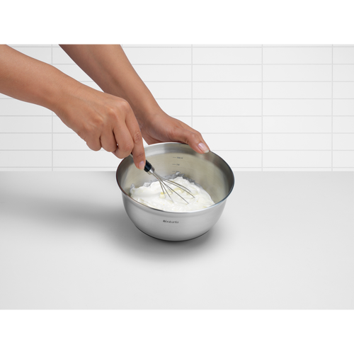 Brabantia Profile Mengkom met antislip bodem, 1,0 liter - Matt Steel