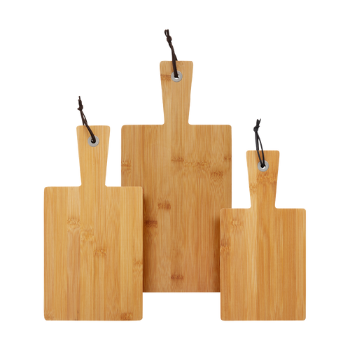 Lisomme Dille houten serveerplank bamboe - set van 3 - vtwonen shop