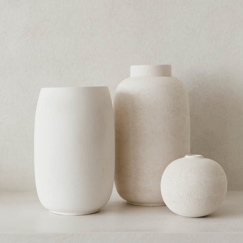 S|P Collection - Vaas 23xH20cm wit Bullet - vtwonen shop