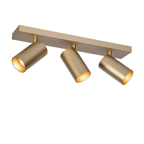 Atmooz plafondlamp Era 3 - goud - 42 x 13 x H 12 cm - GU10