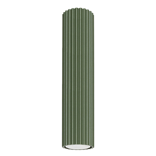 Sollux Lighting Plafondlamp KARBON 30 olijfgroen - 6,5x6,5x30cm