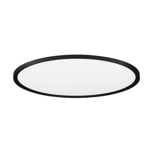 Nova Luce AOTON Geïntegreerde LED-plafondlamp, halfverzonken, zandzwart, Triac dimbaar, 55W, 4661lm, 2700-3000K kleurtemperatuur.