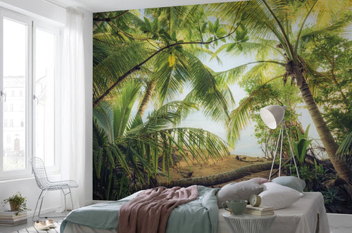 Sanders & Sanders fotobehang landschap groen en blauw - 450 x 280 cm - 612656