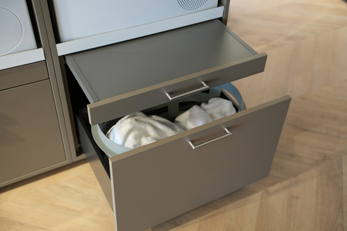 Wastoren® wasmachinekast - Kastenwand 1.1-DT - taupe - 194 x 207 x 65 cm
