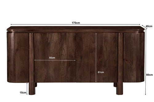 Livingfurn dressoir Salano Brown - 170 cm - bruin