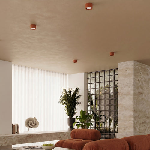 Sollux Lighting Plafondlamp MODO 2 rode oker Gx53 - 21x10x8cm