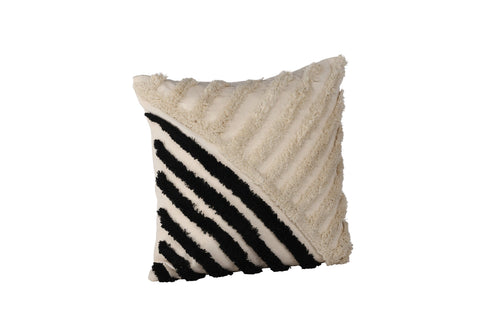 Rebellenclub Kussen Napa - Zwart/Wit - vtwonen shop