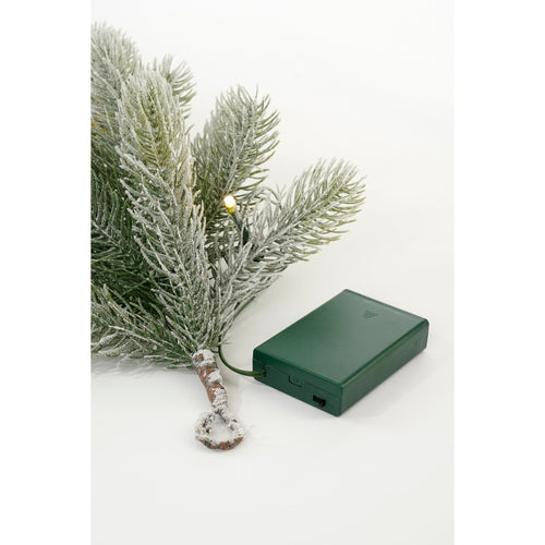 Black Box Trees Nigata Guirlande met Warm Witte LED Verlichting - L270 cm - Groen Frosted