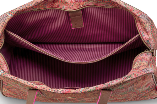 Pip Studio - Tovy Weekendtas Dames - Jabali - Rood - 57x22x37cm