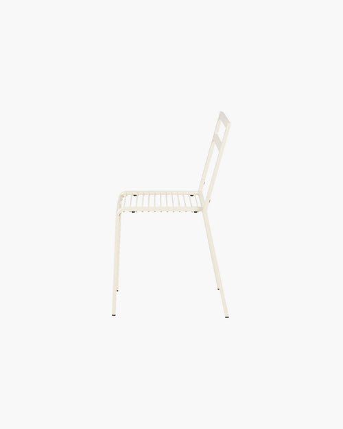 noo.ma Oto Chair - lichte stalen buitenstoel Piazza Beige
