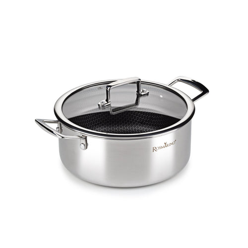 Rosmarino HexaPRO braadpan met deksel - 24cm - vtwonen shop