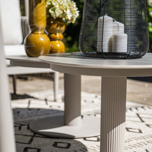 Garden Impressions Loungetafel Liam Ø80xH40 cm - taupe