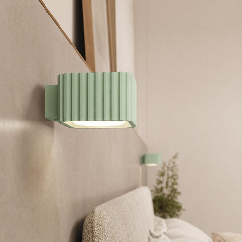 Sollux Lighting Wandlamp RIFF saliegroen Gx53 - 10x12x6cm