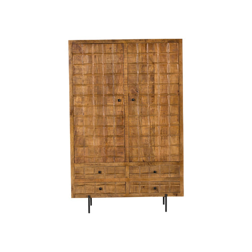 StarFurn Kabinetkast Brandy - Naturel Mangohout - 100x40x180cm