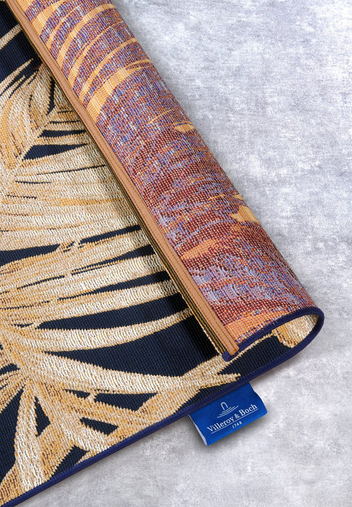 Villeroy & Boch 1767 In- & Outdoor Rug Oktavie Dark Blue Gold 200x285 cm