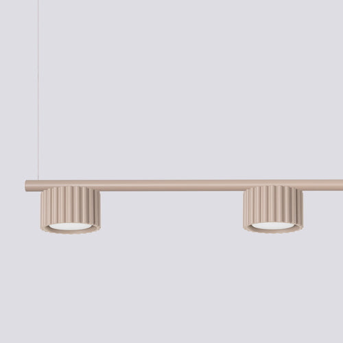 Sollux Lighting Kroonluchter AURA 4 taupe Gx53 - 122x10x208cm