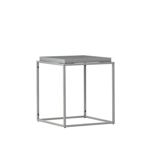 Nest living Ferre metalen bijzettafel donkergrijs - 45 x 45 cm - vtwonen shop