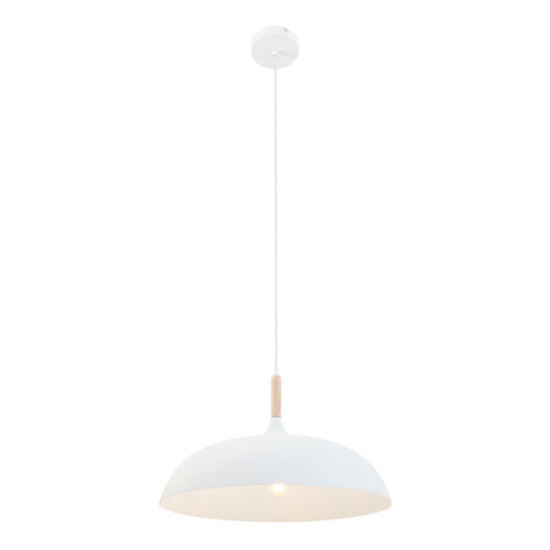 Mexlite hanglamp bjorr - 1 lichts - 45x 170 cm - wit
