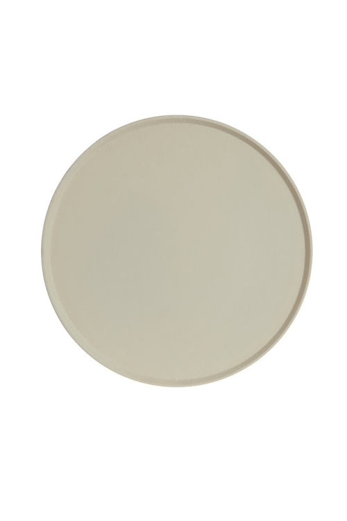 Light & Living decoratie schaal Maes - wit - 40x40x1.5 cm