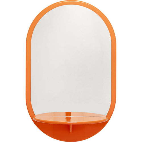 Kare Design Spiegel Groove 110x70cm oranje