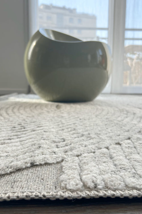 AFK Living vloerkleed Curve - reliëfeffect - grijs - 160 x 230 cm - vtwonen shop