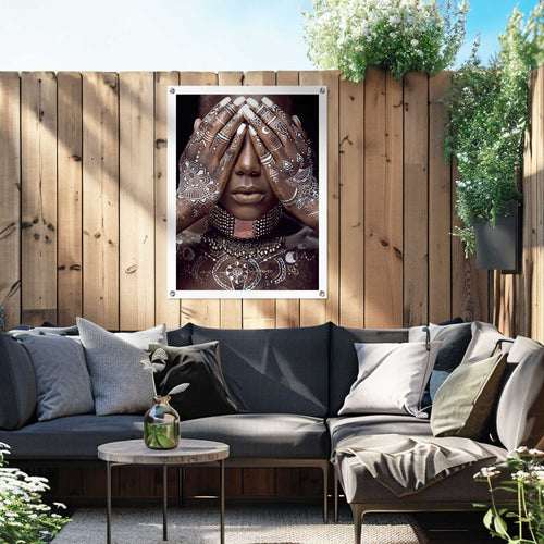 Reinders tuinposter Afrikaanse Vrouw - 80x60cm
