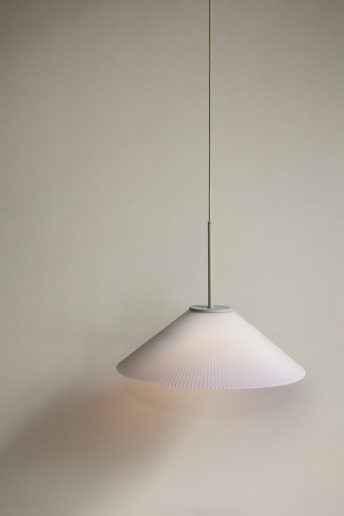 Hübsch hanglamp Solid - glas/ijzer - ø44xh34cm, e27
