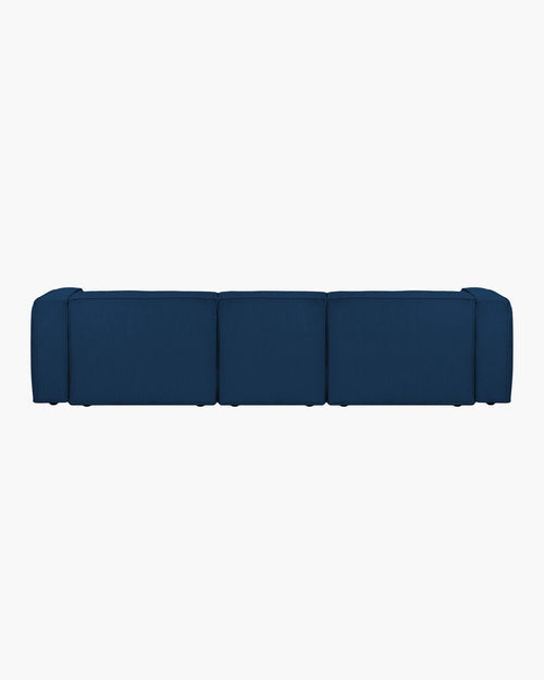 noo.ma Lobi 4-zits hoekbank - Storm Blue Corduroy, 318x154x73,5 cm
