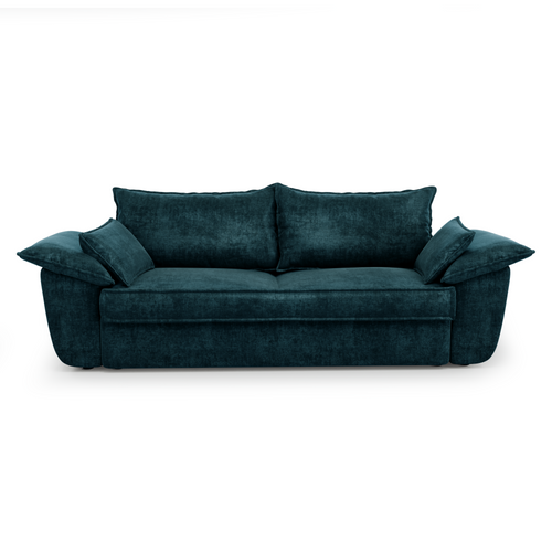 Sia Home - Bank SASHA -  fluweel pauwblauw 232cm