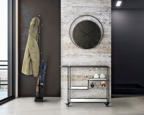 Mauro Ferretti kapstok - Ø 26x176 cm - zwart