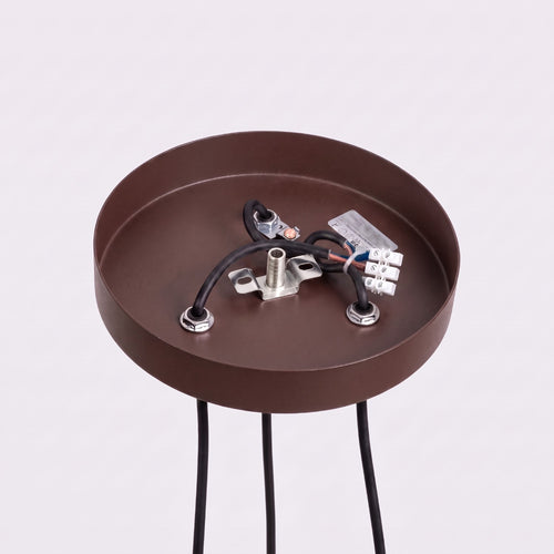 Sollux Lighting Hanglamp RAYO 3P bruin - 20x20x108cm