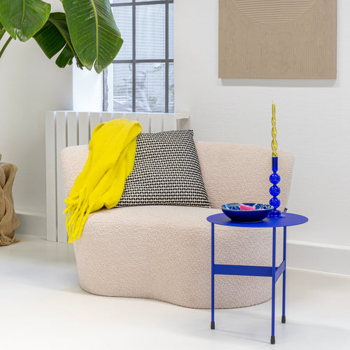 Spinder Design bijzettafel Mira High - Ultramarine - Ø 45 - vtwonen shop