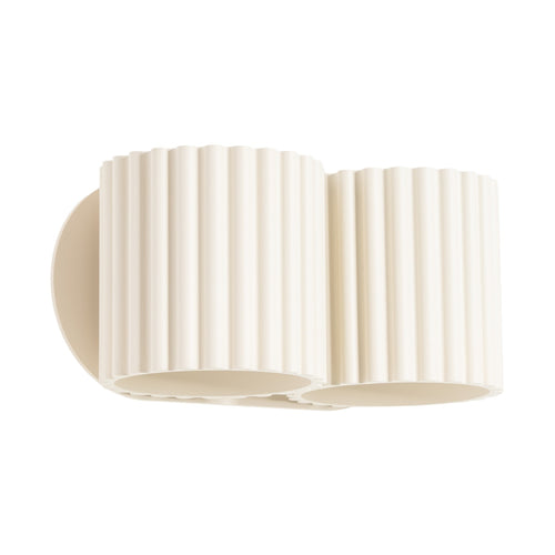 Sollux Lighting Wandlamp AURA 2 beige G9 - 21x12x10cm