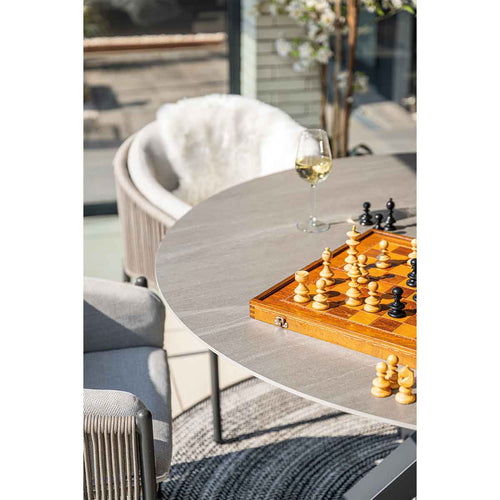 Garden Impressions tuintafel Duuk Napoli sand - Ø150 cm - vtwonen shop