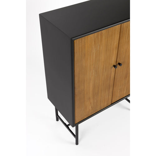 Housecraft Living Coztilla Kast/ Opbergkast Laag Zwart/ Bruin - vtwonen shop