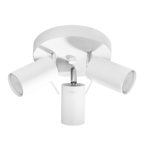 Sollux Lighting Plafondlamp RING 3P wit - 20x20x18cm