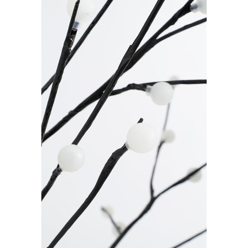 Luca Lighting Boom met Klassiek Witte LED Verlichting - H150 x Ø80 cm - Metaal - Zwart