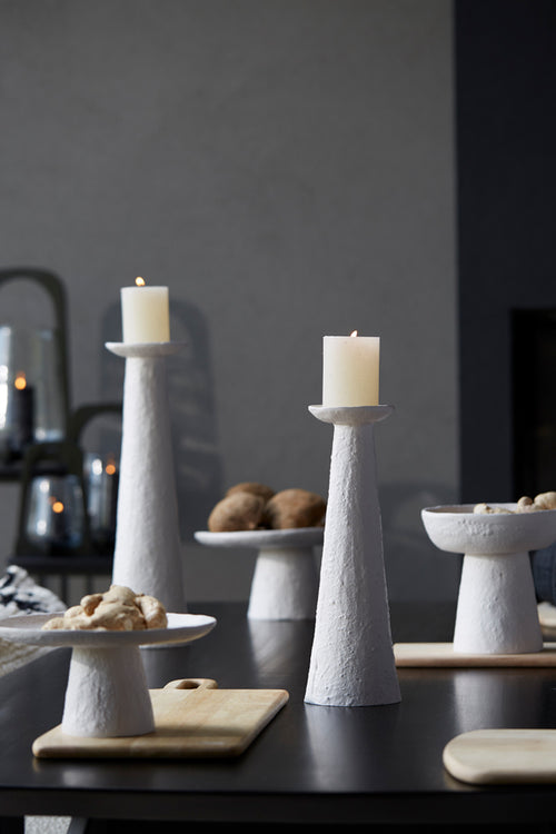 Light & Living kandelaar OTA - 13x11.5x46cm - wit - vtwonen shop