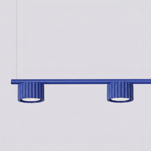 Sollux Lighting Kroonluchter AURA 4 ultramarijn Gx53 - 122x10x208cm